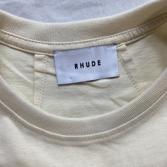 Rhude Panther Tee Size Small Off White T-Shirt SS22 NEW - Picture 4 of 10